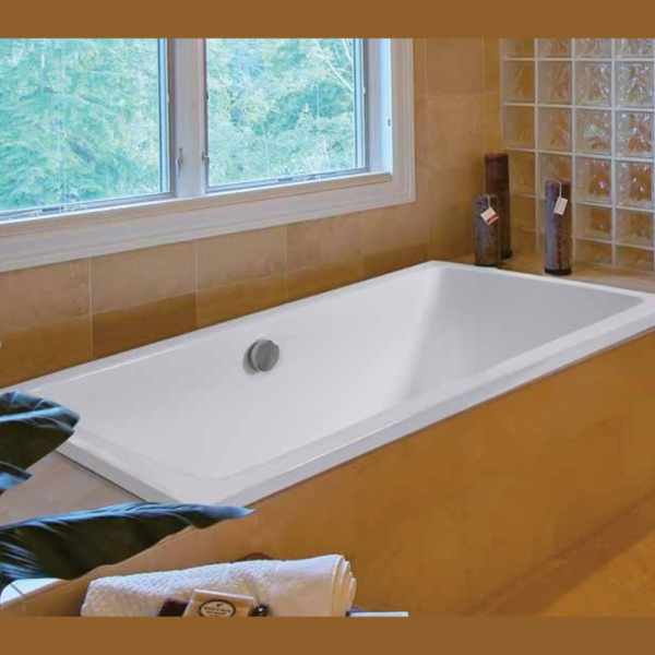 adina acrylic rectangular bathtub