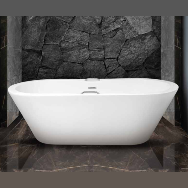 hanah freestanding acrylic bathtub