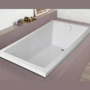 jewel inset acrylic bathtub