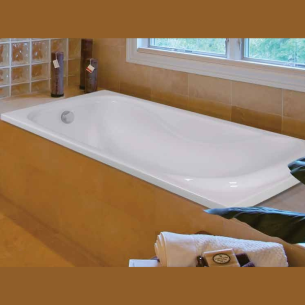 rona acrylic rectangular bathtub