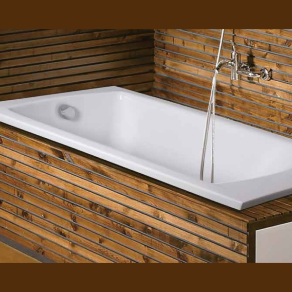 rufina acrylic rectangular bathtub