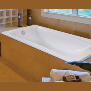 sara acrylic rectangular bathtub