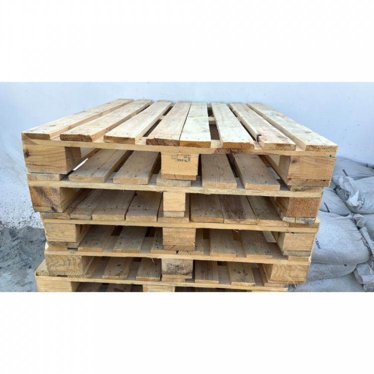 New 100x120cm Wooden Euro Pallet – Heavy Duty – Available in Sajaah Industrial Area, Sharjah