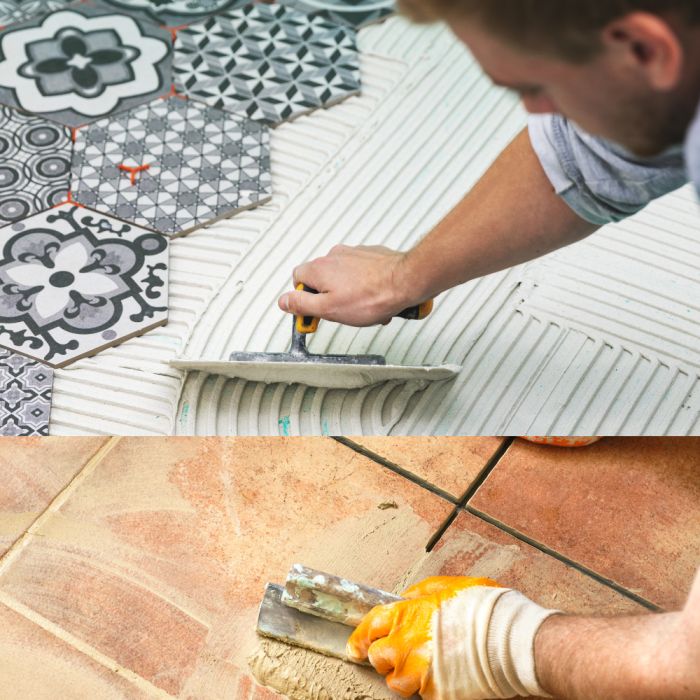 Tile glue strong