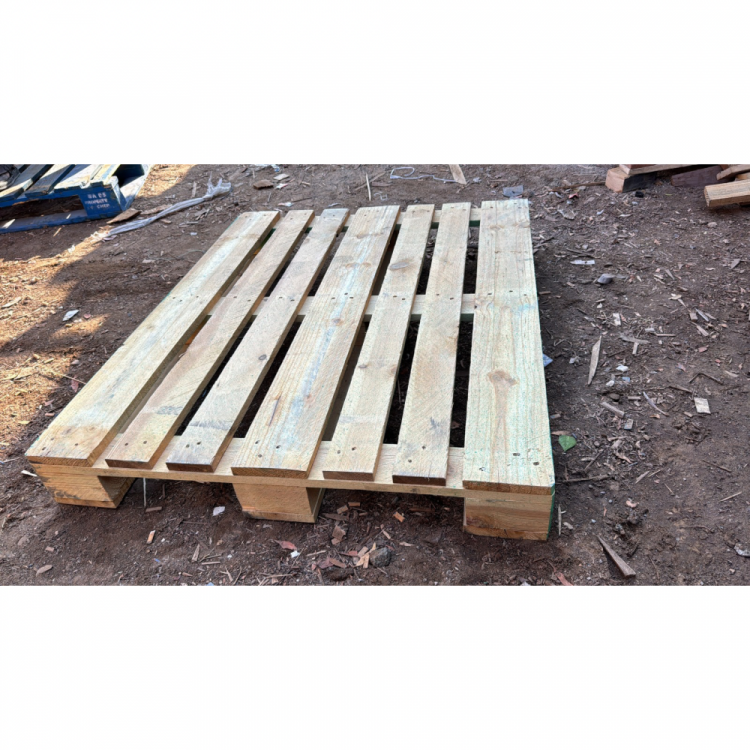 New 100x120cm Wooden Euro Pallet – Heavy Duty – Available in Sajaah Industrial Area, Sharjah