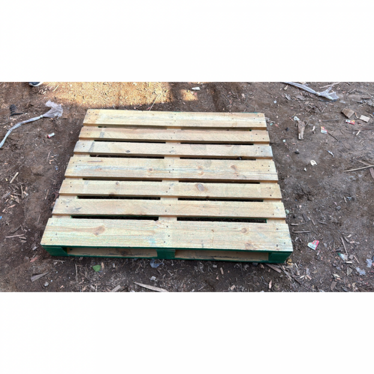 New 100x120cm Wooden Euro Pallet - Heavy Duty - Available in Sajaah Industrial Area, Sharjah