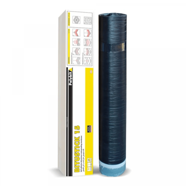 Bitustick 15 polybit 1m x 10m - uae brand waterproofing membrane | proud i trading fze