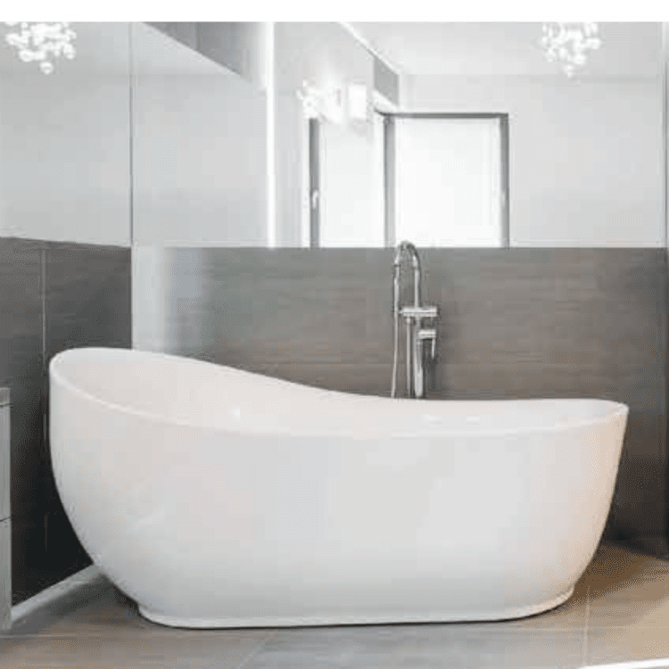 freestanding acrylic bathtub