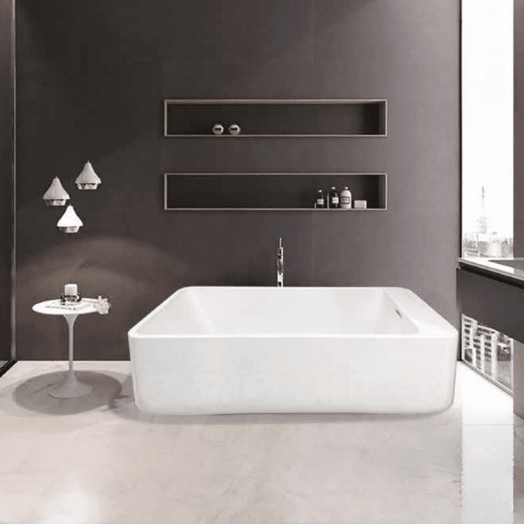 freestanding acrylic bathtub