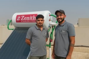 Replace solar heater panel