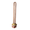 Thread type heating elements with thermostat for solar heater