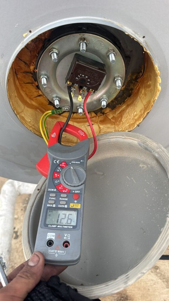 8 hole heating elemt replace and commissioning