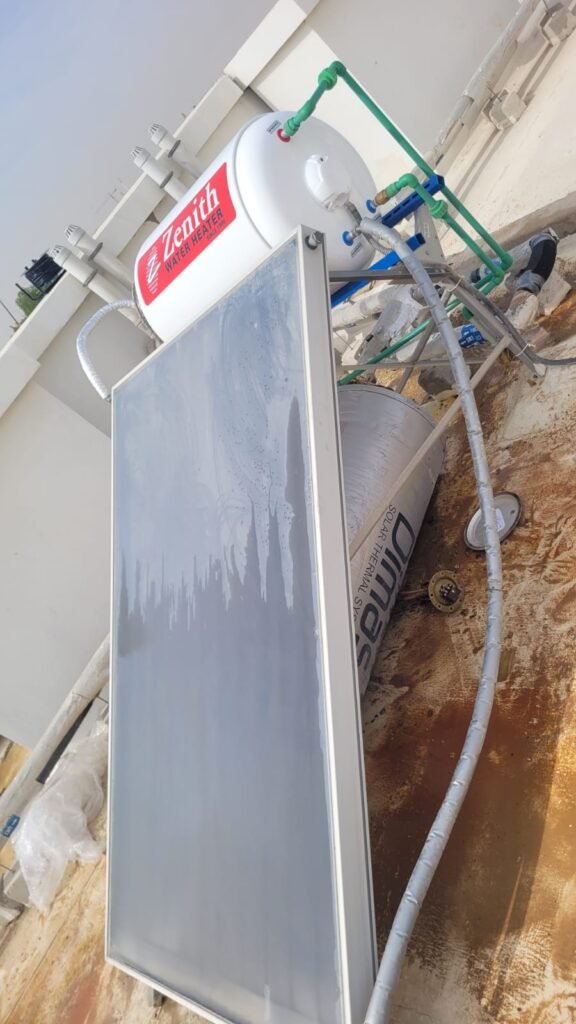 ZENITH 200l tank replaced and commissioning