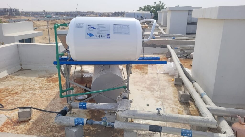 ZENITH 200l tank replaced and commissioning